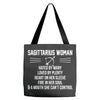 Sagittarius Woman Tote Bags