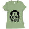 i love you and i know Ladies Fitted T-Shirt