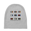 WE DON'T BELIEVE WHAT'S ON TV Baby Beanies
