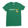 Mom to Bee Baby Boy Ladies Fitted T-Shirt