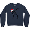 skeleton dabbing christmas Crewneck Sweatshirt