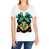 warrior aztec Ladies Curvy T-Shirt