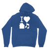 i love house music dj baseball Hoodie