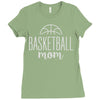 basketball mom Ladies Fitted T-Shirt
