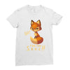 oh, for fox sake Ladies Fitted T-Shirt