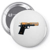 black gold gun pullover Pin-back button