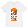 poop V-Neck Tee