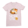 but first pumpkin spice latte, Ladies Fitted T-Shirt