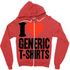 and cats Zipper Hoodie