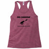 pig cannons making the impossible possible Racerback Tank