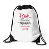 pink beautiful trauma world tour 2018 Drawstring Bags