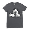 white Ladies Fitted T-Shirt