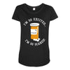 i'm so excited Maternity Scoop Neck T-shirt