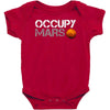 elon musk occupy mars Baby Bodysuit