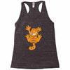 garfield scratching, ideal gift or birthday present funny Racerback Tank