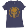 punisher punk Ladies Fitted T-Shirt