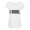 i ride Maternity Scoop Neck T-shirt
