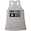 drink mode on Racerback Tank