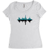 middle hertz Women's Triblend Scoop T-shirt