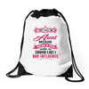 They Call Me Aunt Partner in Crime Drawstring Bags