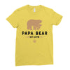 papa bear Ladies Fitted T-Shirt