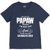 I'm Called Papaw Because I'm Way Too Cool To Be Called Grandfather V-Neck Tee