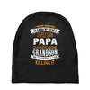 Super Cool Papa Of A Freaking Awesome Grandson Baby Beanies