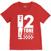 2 tone records V-Neck Tee
