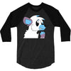 arctic fox adopt 3/4 Sleeve Shirt