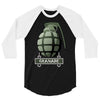 hand grenade military army 3/4 Sleeve Shirt