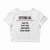 September Girl Crop Top
