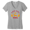 This Girl Loves Pitbull Women's V-Neck T-Shirt