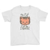 my cat is on the internet Youth Tee