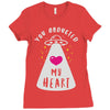 you abducted my heart Ladies Fitted T-Shirt