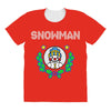 snowman christmas All Over Women's T-shirt