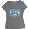 I Love Someone with Prostate Cancer to The Moon and Back to Infinity Women's Triblend Scoop T-shirt