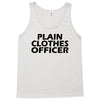 funny t shirt plain clothes officertee Tank Top