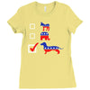 vote for dachshund Ladies Fitted T-Shirt