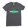 vegetarian Ladies Fitted T-Shirt