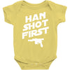 han shot first Baby Onesie
