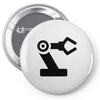 black robot Pin-back button
