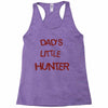 dad's litle hunter Racerback Tank