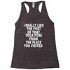 yoga pose post Racerback Tank