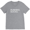 running sucks V-Neck Tee