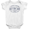 never been this old before Baby Onesie