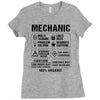 Mechanic Ladies Fitted T-Shirt