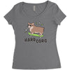 hard corg Women's Triblend Scoop T-shirt