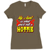 my aunt hottie Ladies Fitted T-Shirt