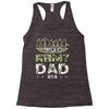 proud army dad 5 Racerback Tank