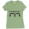 life behind bars bicycle Ladies Fitted T-Shirt